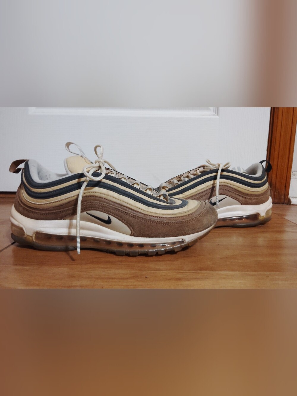 Nike Air Max 97 Shipping Box Ale Brown Sneakers Size 10